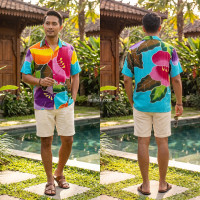 Hand Painted Rayon Shirt